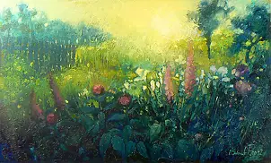   - ,, And in my garden peonies and lupins