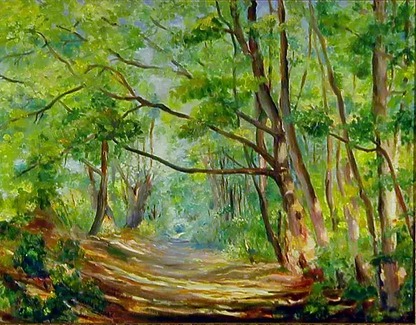 Urszula Nieborak - The road in the forest (to J.Jarosławieckiego)