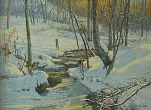Wojciech Górecki - Winter strumień- Reknica