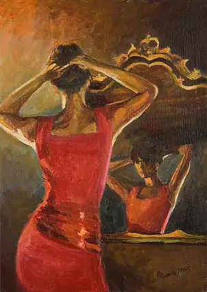 Renata Rychlik - Woman in Red