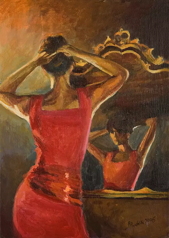 Renata Rychlik - Woman in Red
