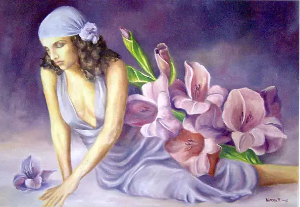 Natasza Sobczak - Kobieta z kwiatami