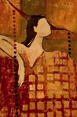 Adriana Laube - A woman with horns