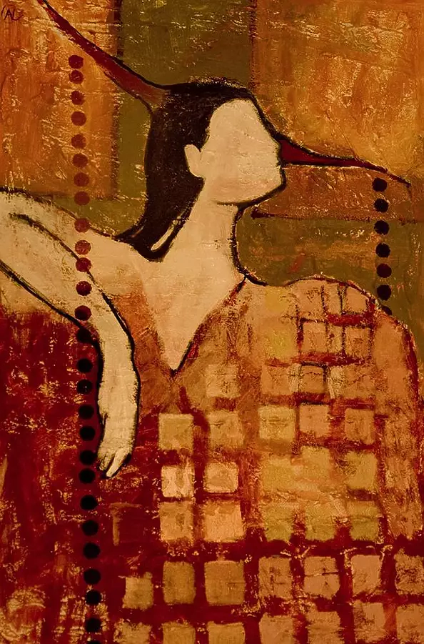 Adriana Laube - A woman with horns