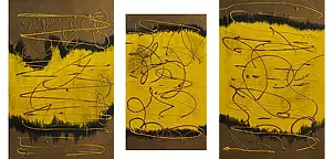   - Abstraction yellow-gold
