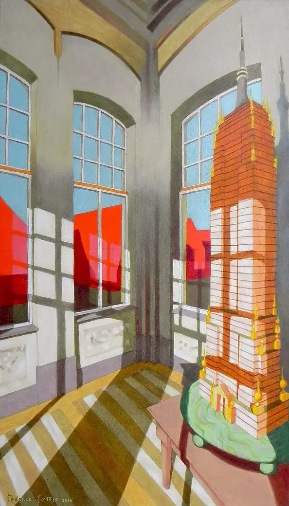 federico cortese - Abandoned room with the Empire State Building