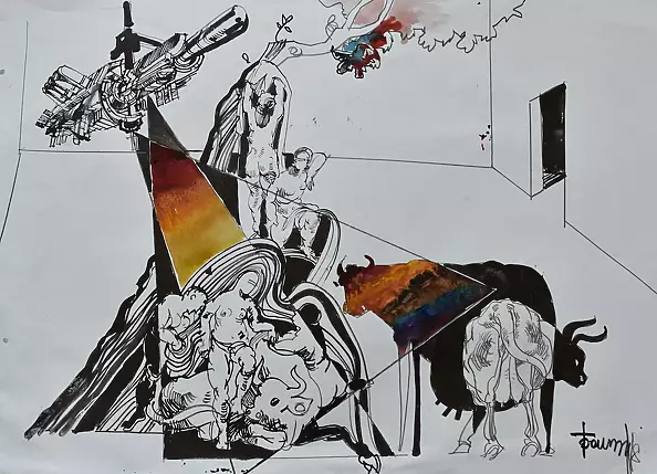 Roman Bonchuk - Abduction of Europe