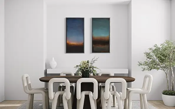Łukasz Olek, Above The Light, Obraz akrylowy - płótno, 50 x 100