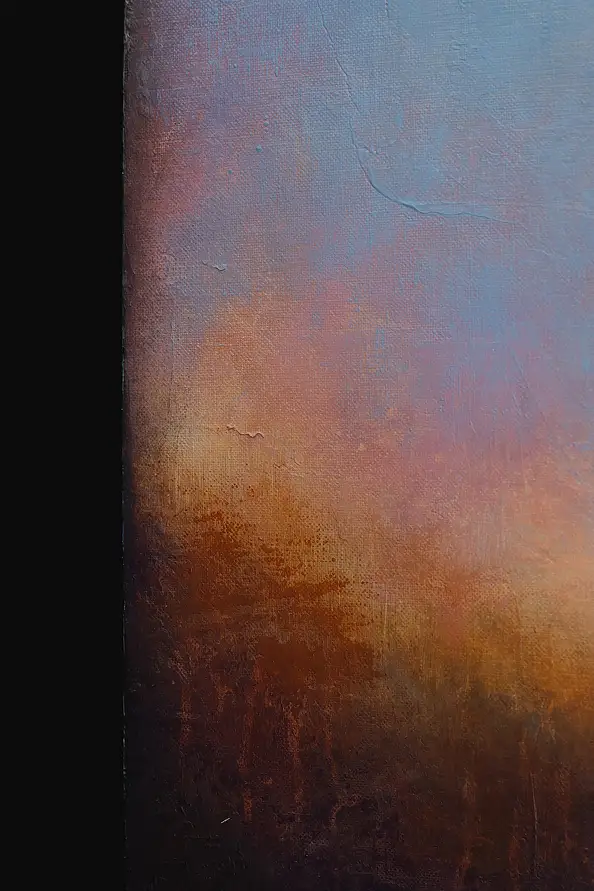 Łukasz Olek, Above The Light, Obraz akrylowy - płótno, 50 x 100