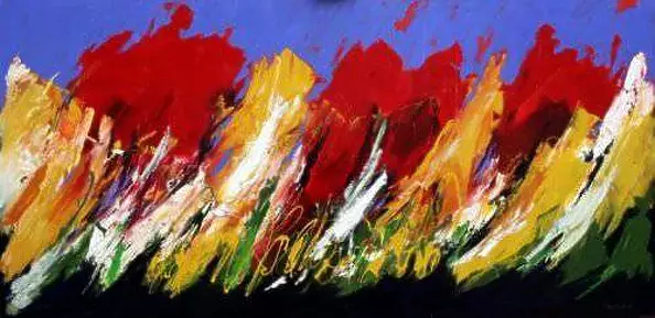 Mario Zampedroni - Abstract Flower Field