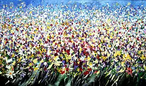   -  Abstract flower field 2009