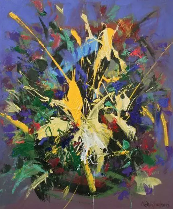 Mario Zampedroni - Abstract flowers 2004
