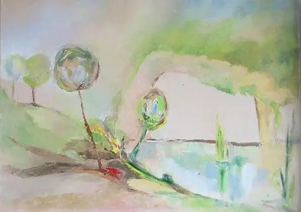 Anna Wąsikiewicz - Abstract Landscape IV lollipops