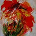 Mario Zampedroni -  Abstract red floral 2002