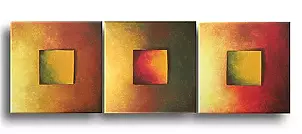   - abstract triptych