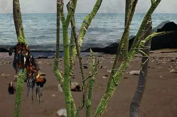 Mia Nelle Droschler - Abstraction Hanging Around