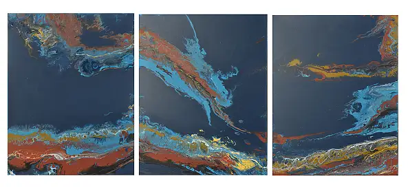 Jacek Rutkowski, , Акрилова картина - холст, 120 x 50