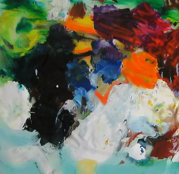 Emilia Czupryńska - Turquoise abstraction