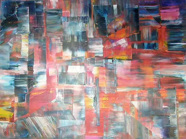 Kazimierz Komarnicki - Abstraction. Red light II