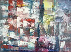 Kazimierz Komarnicki - Abstrakcja Miasteczko II