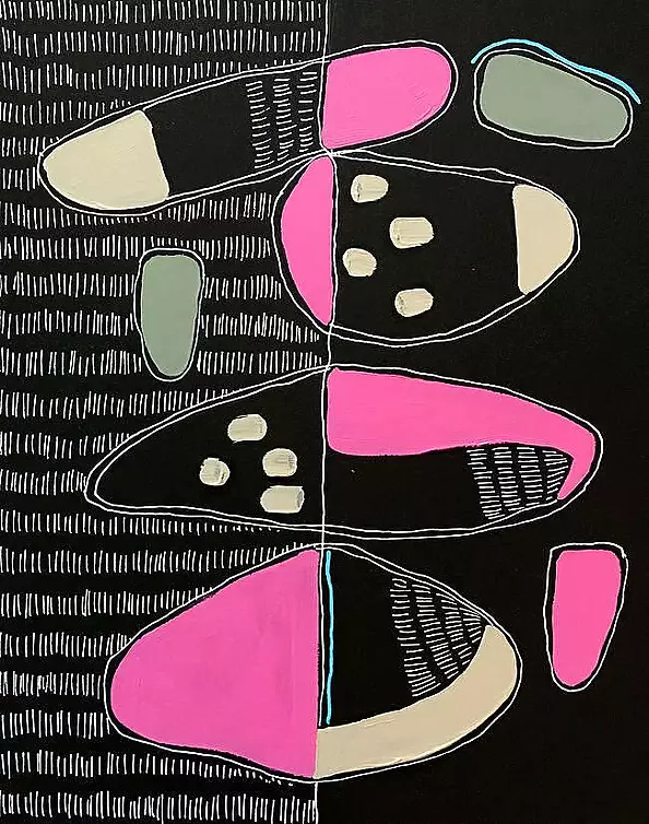 Marcin Waśka - Abstrakcja Pink 2