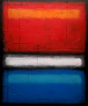 Paweł Świderski - Abstraction_Morning fog over the lake at sunrise