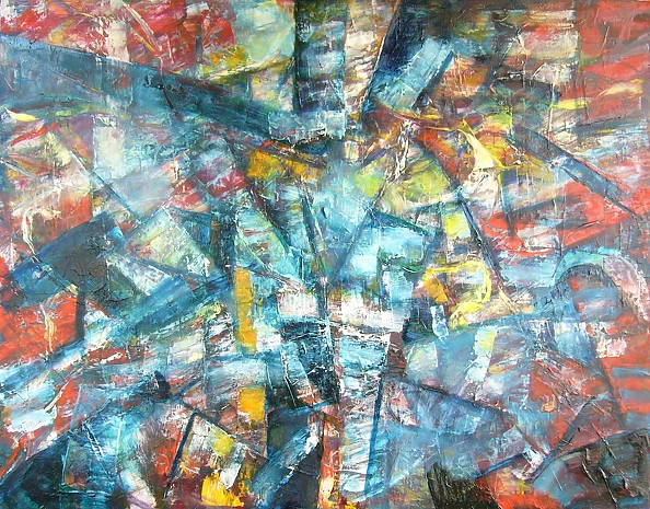 Kazimierz Komarnicki - Abstrakcja Struktura przestrzeni