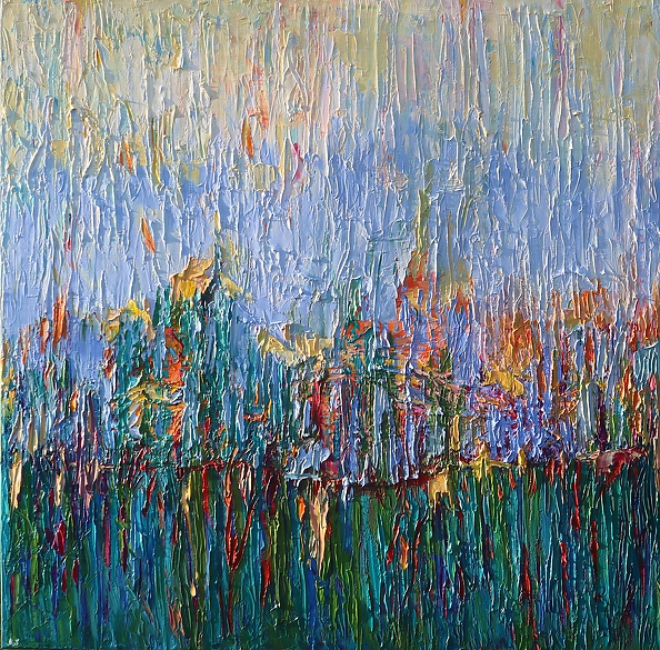 Magdalena Walulik - Abstrakcja Trawy leśne 035