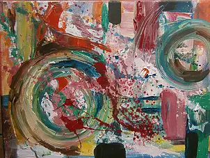 Anna Borcz - Abstraction- Swirling Galaxy