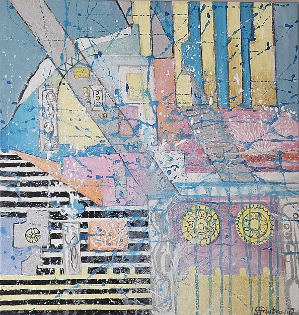 Sylwia Piotrowicz - Abstrakcja błękitna