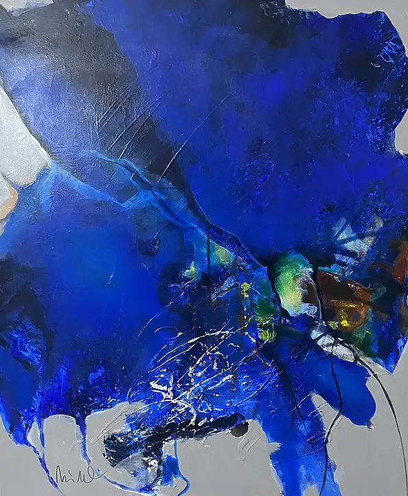 Mirosław Cholewinski, Abstraction,  - canvas, 90 x 80