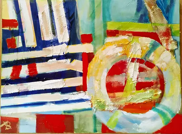 Anna Borcz - Abstrakcja- na greckim statku 