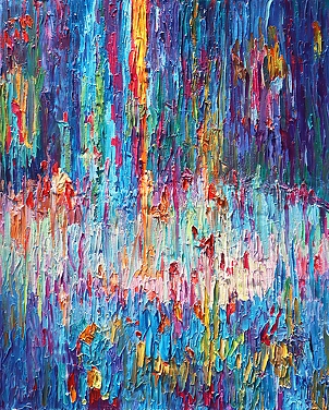 Magdalena Walulik - Blue abstraction 065