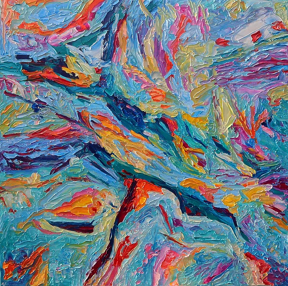 Magdalena Walulik - Blue abstraction 148