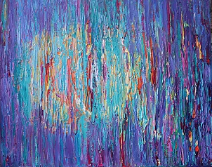 Magdalena Walulik - Blue abstraction 153