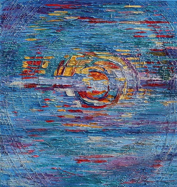 Magdalena Walulik - Abstrakcja niebieska 20 Oko proroka