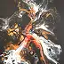 Jacek Rutkowski, Abstraction no:021124, Acrylic painting - canvas, 38 x 55