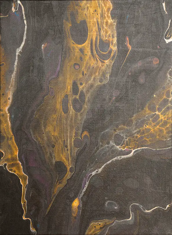 Jacek Rutkowski, Abstraction no:230503, Acrylic painting - canvas, 30 x 40