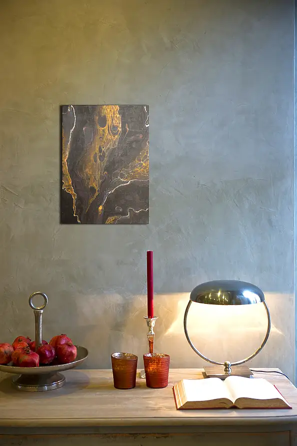 Jacek Rutkowski, Abstraction no:230503, Acrylic painting - canvas, 30 x 40