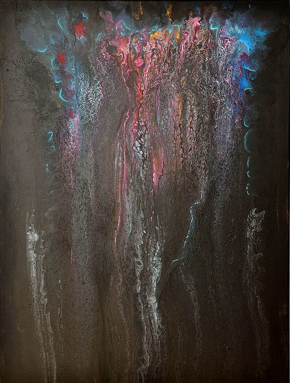 Jacek Rutkowski, Abstrakcja no:230625, Obraz akrylowy - płótno, 60 x 80