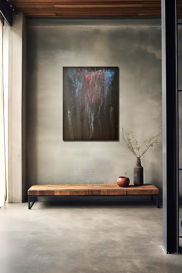 Jacek Rutkowski, Abstrakcja no:230625, Obraz akrylowy - płótno, 60 x 80