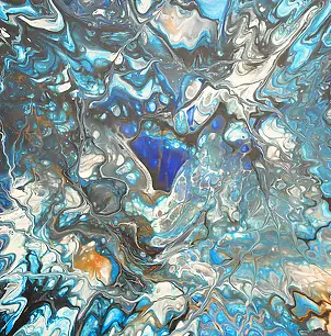 Jacek Rutkowski, Abstraction no:240319, Acrylic painting - canvas, 50 x 50