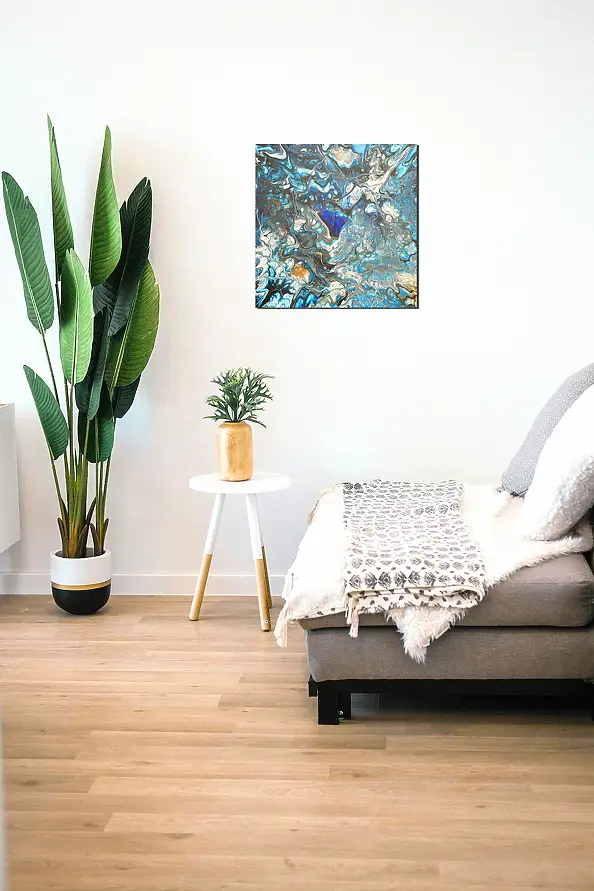 Jacek Rutkowski, Abstraction no:240319, Acrylic painting - canvas, 50 x 50