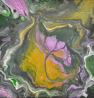 Jacek Rutkowski, Abstrakcja no:251006, Obraz akrylowy - płótno, 50 x 50