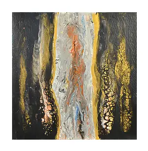 Jacek Rutkowski, Abstrakcja no:260118, Obraz akrylowy - płótno, 50 x 50