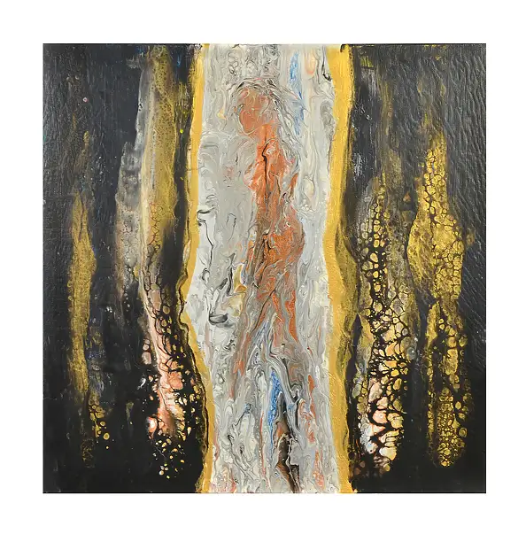 Jacek Rutkowski, Abstrakcja no:260118, Obraz akrylowy - płótno, 50 x 50