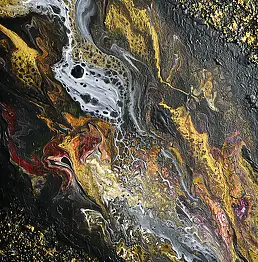 Jacek Rutkowski, Abstraction no:260130, Acrylic painting - canvas, 40 x 50