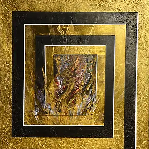 Jacek Rutkowski, Abstrakcja no:260219, Obraz akrylowy - płótno, 80 x 80