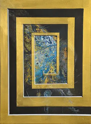 Jacek Rutkowski, Abstrakcja no: 260423, Obraz akrylowy - płótno, 55 x 75