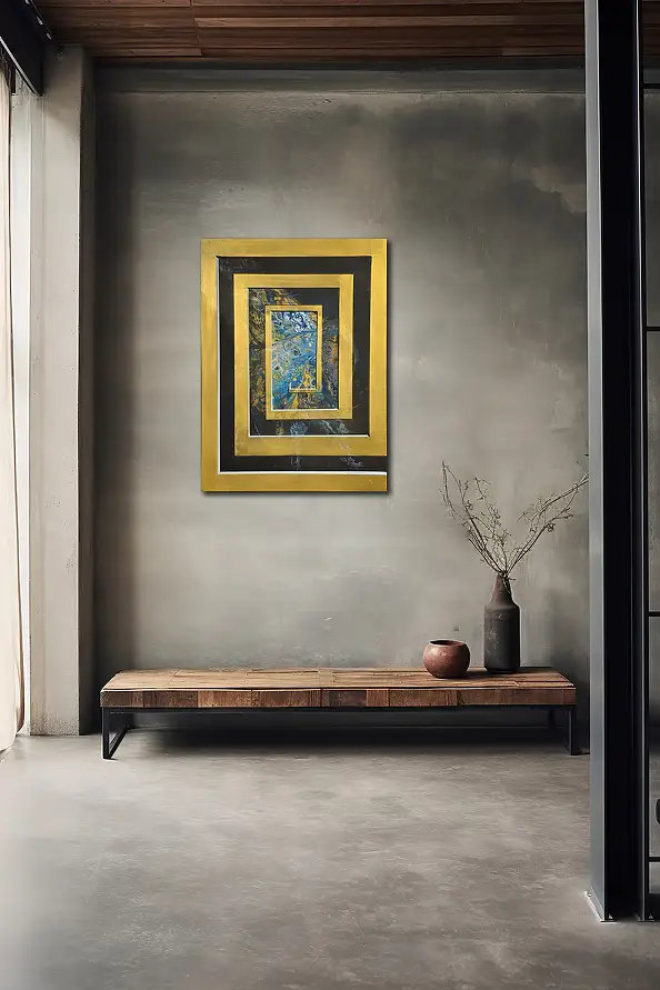 Jacek Rutkowski, Abstrakcja no: 260423, Obraz akrylowy - płótno, 55 x 75